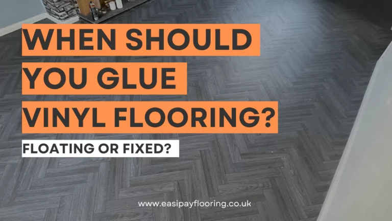 Blog Banner: When should you glue down vinyl?