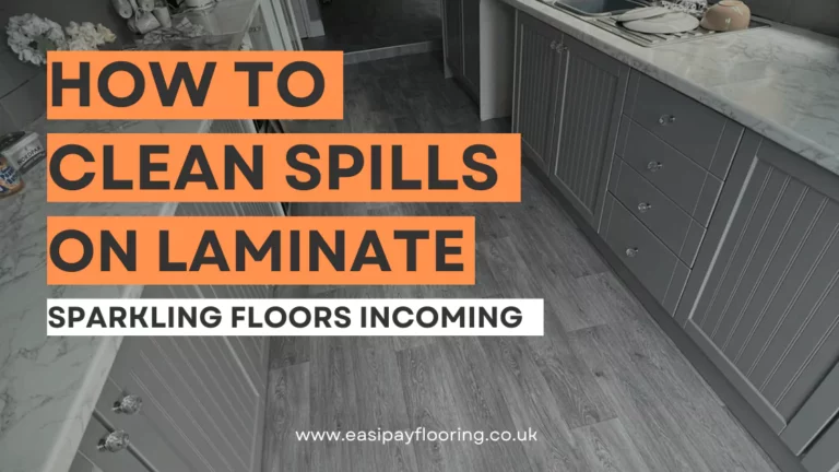 blog banner: how to clean soup spills from laminate flooring