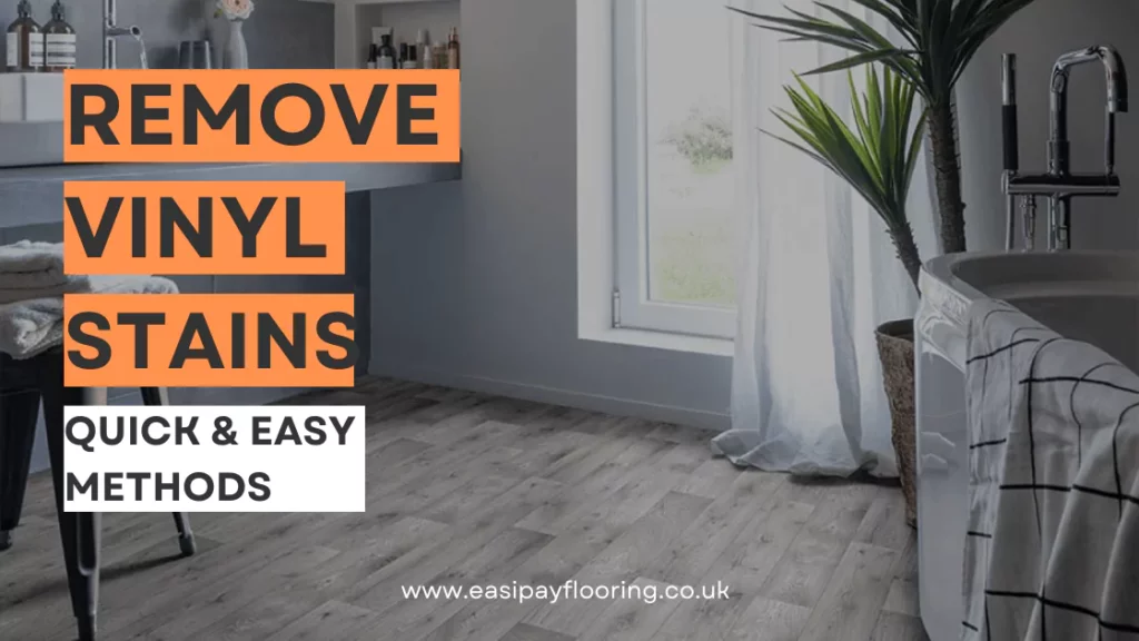 blog banner: how to remove common stains from vinyl flooring