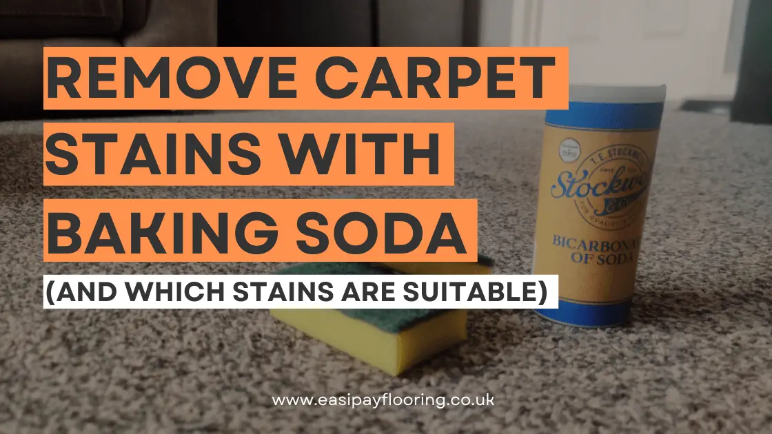 How To Remove Carpet Stains With Baking Soda