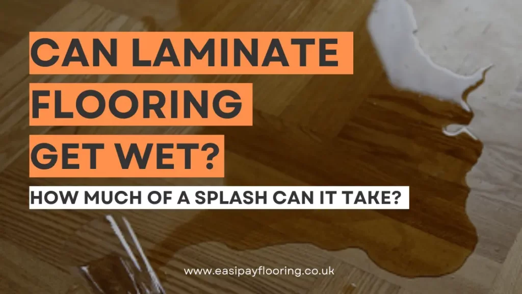 blog banner: can laminate flooring get wet?