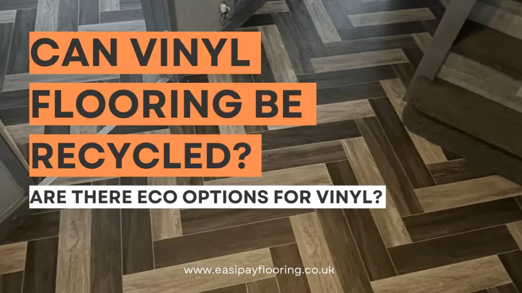 Blog Banner: Can vinyl flooring be recycled?