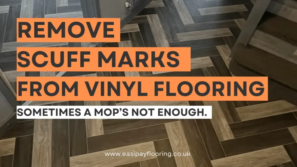 blog banner: Remove scuff marks from your vinyl flooring