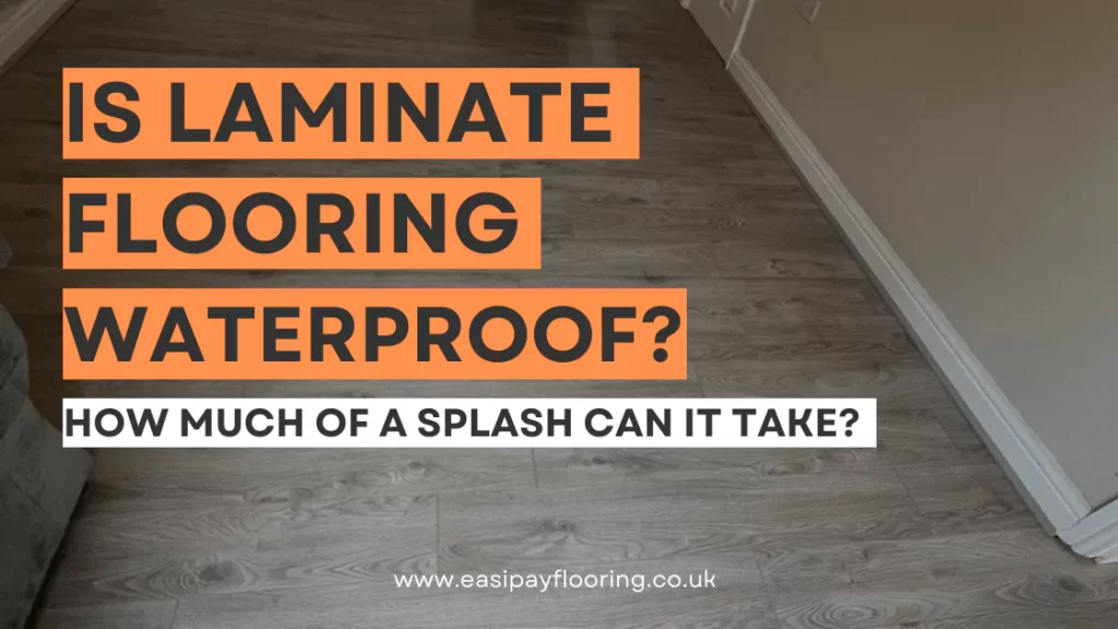blog banner: Is laminate flooring waterproof?