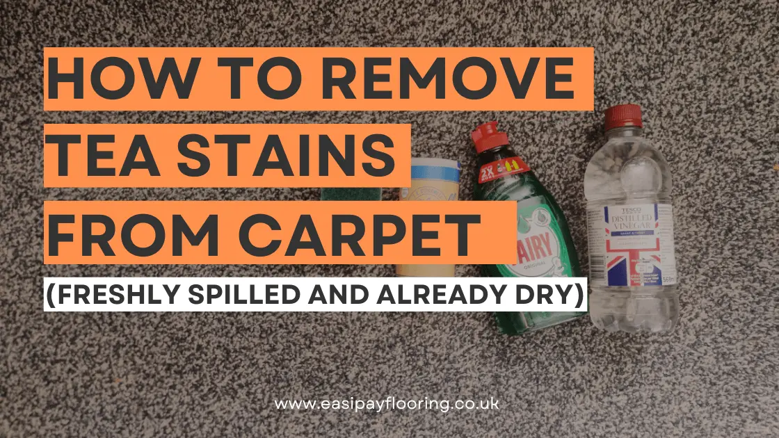 How To Remove Tea Stains From Carpets